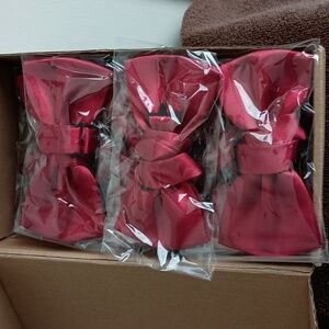 Men's Burgundy Bowties
